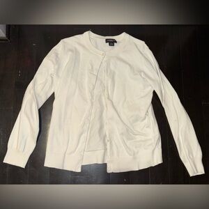 Liz Claiborne White Cardigan